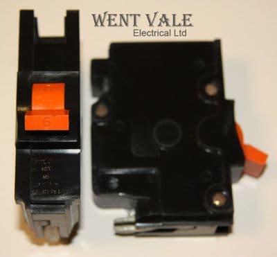 Federal Electric - CNA1P06 - 6amp Type 3 Single Pole MCB Used