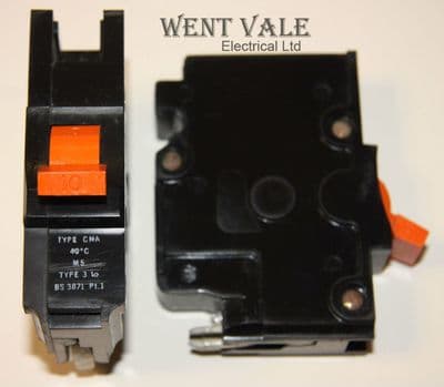 Federal Electric - CNA1P10 - 10amp Type 3 Single Pole MCB Used