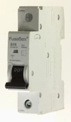 FuseBox - MT06B161 - 16a Type B Single Pole MCB Used