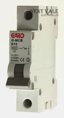 Garo - G-MCB B10 - B10 - 10a Type B Single Pole MCB Used
