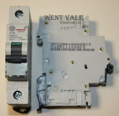 GE Elfa Plus - EP101C16 - 16a Type C Single Pole MCB Unused