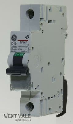 GE Elfa Plus EP101D10 - 10a Type D Single Pole MCB Unused