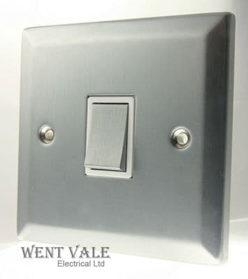 GET Decor Range - 30375 - 1 Gang 2 Way Satin Chrome Plate Switch New