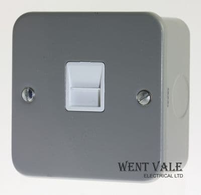 GET Exclusive Metalclad Range - GMCM - Single Master Telephone Socket New
