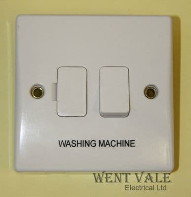 GET Exclusive Moulded - GU5013 - 13 Amp Sw Spur Engraved Washing Machine Un-used