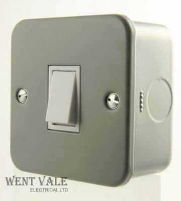 GET - Metalclad Range - GMC20S - 20a Double Pole Surface Switch New