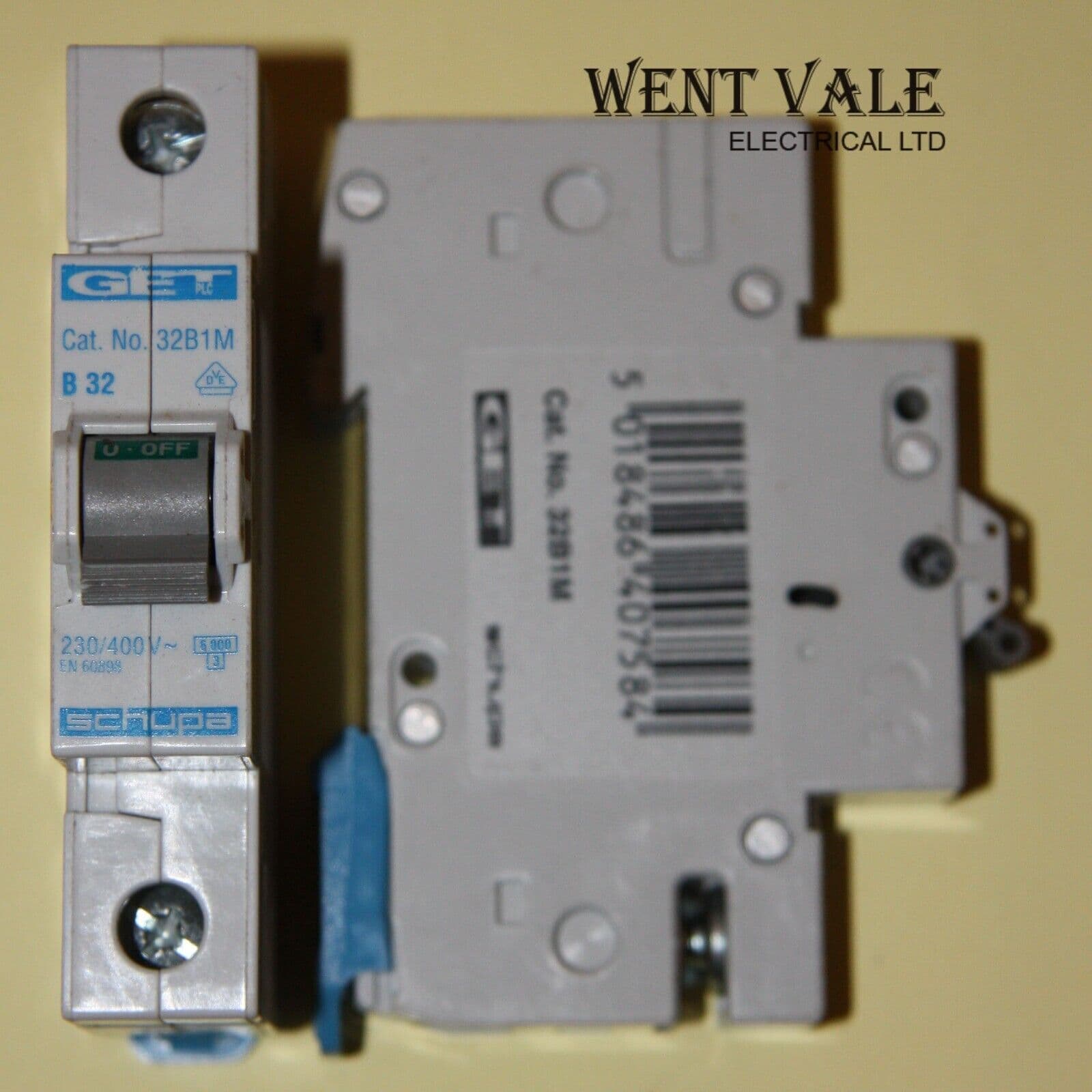 GET Schupa - 32B1M - 32a Type B Single Pole MCB Used