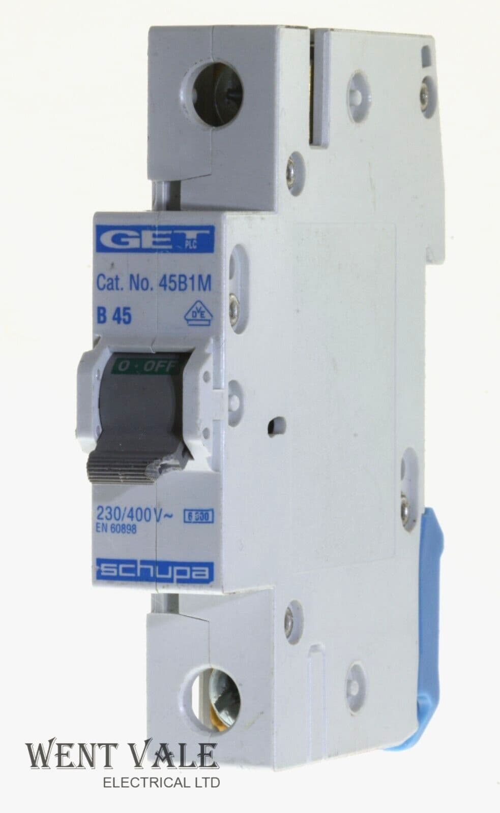 GET Schupa Lifeguard - 45B1M - 45a Type B Single Pole MCB Used