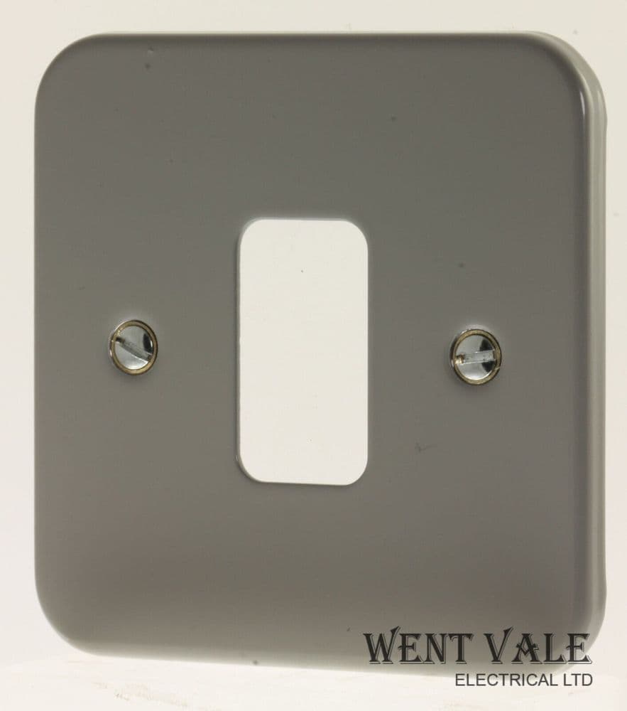 GET Ultimate Grid - GUG01GMC 1 Module Metalclad Grid Switch Front Plate ...