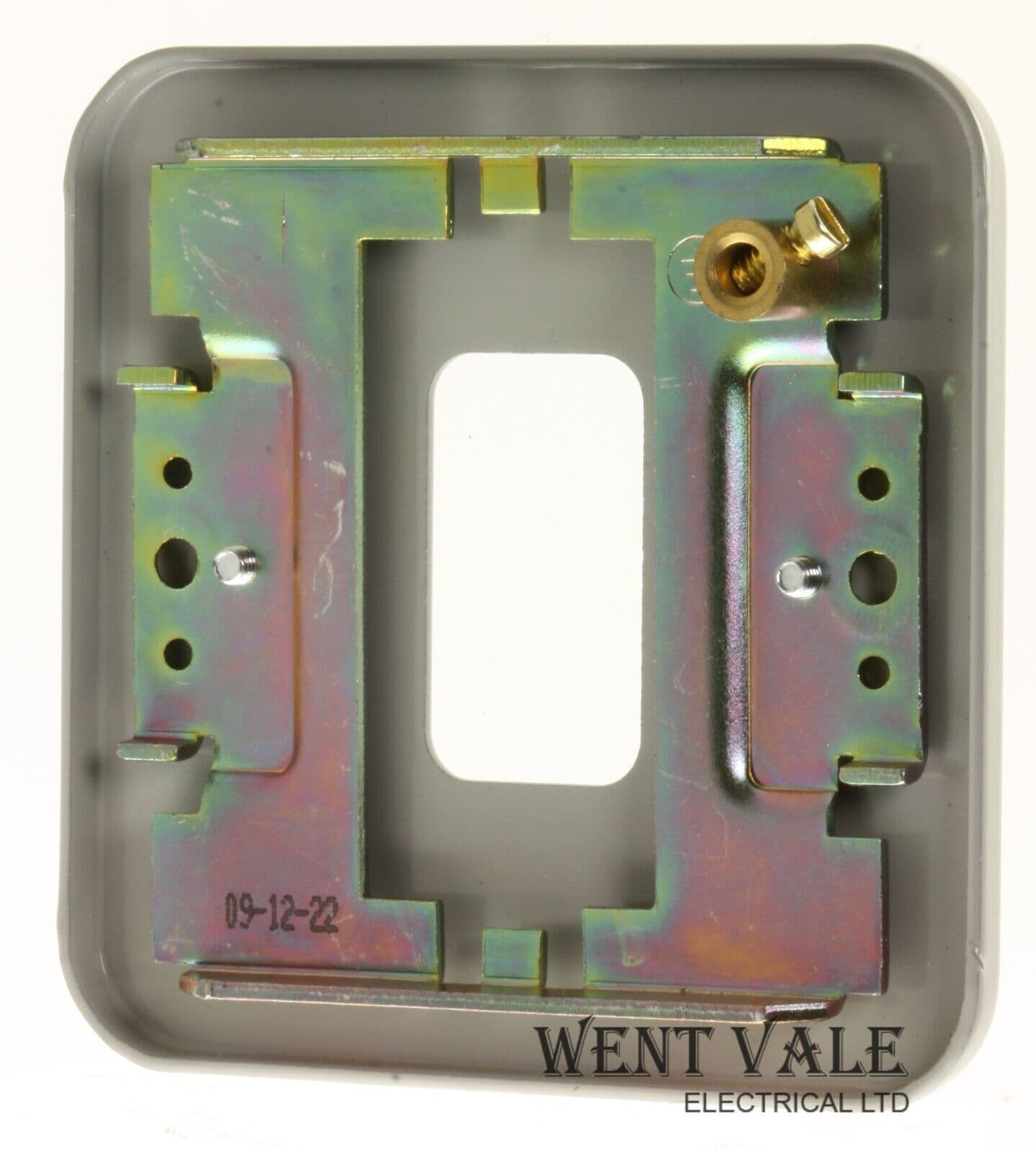 1 Module Grid Switch GET Ultimate Grid - GUG01GMC 1 Module Metalclad Grid Switch Front Plate ...