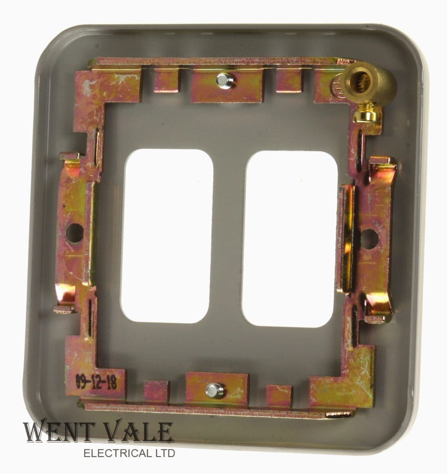 GET Ultimate Grid - GUG02GMC 2 Module Metalclad Grid Switch Front Plate ...