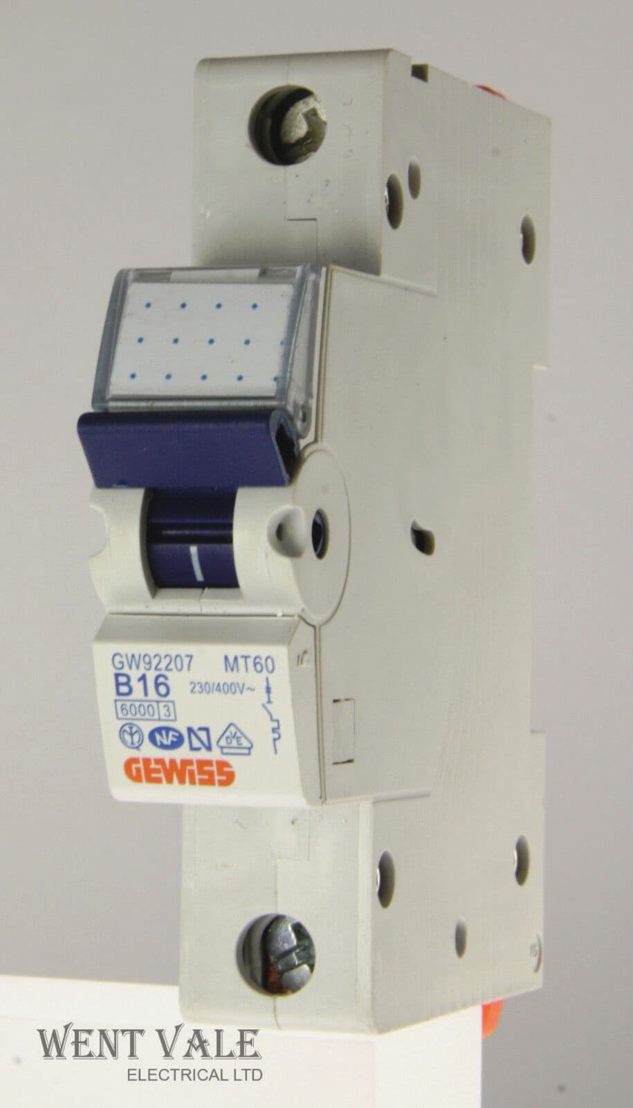 Gewiss Eurodin Series 90 - MT60 GW 92 207 - 16a Type B Single Pole MCB Used