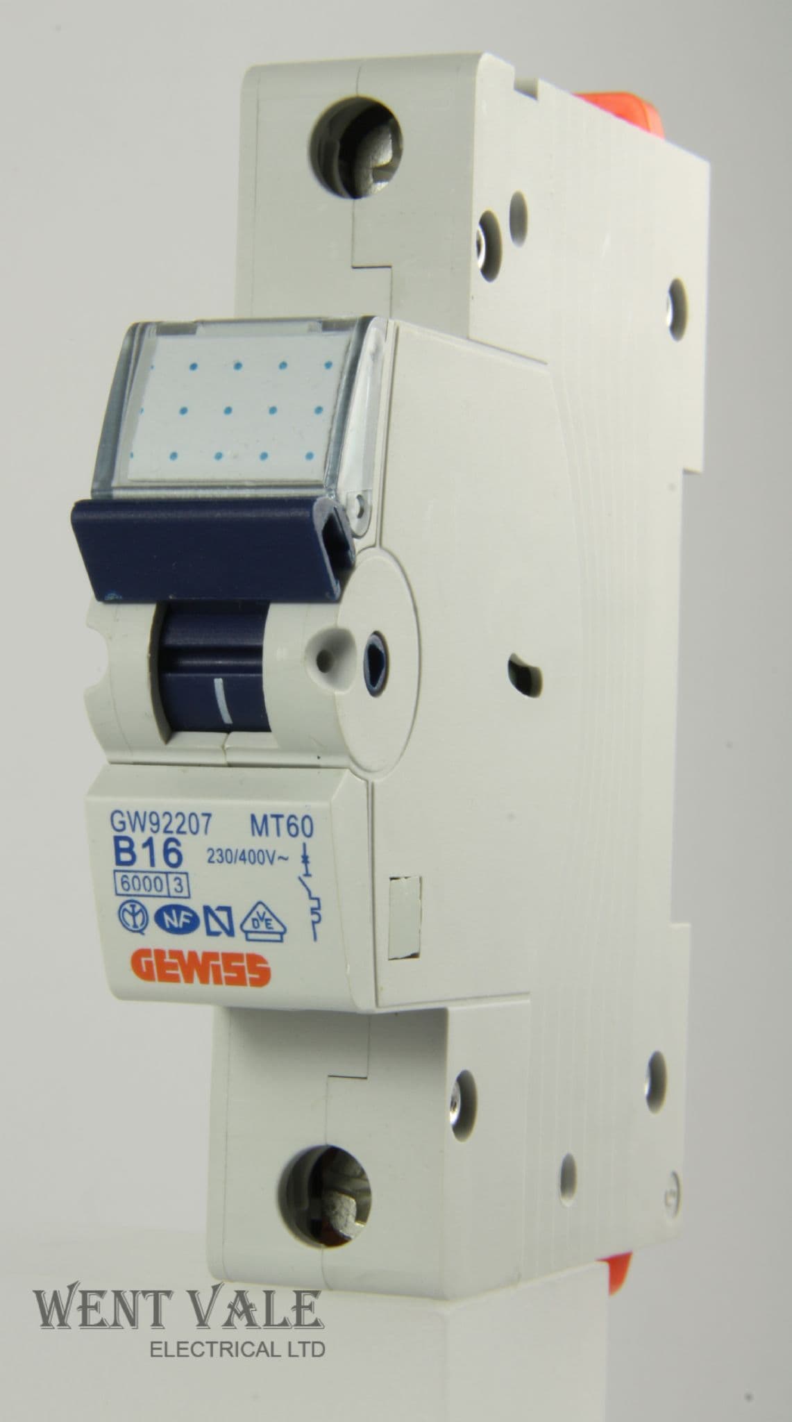 Gewiss Series 90 - MT60 GW 92 207 - 16a Type B Single Pole MCB New