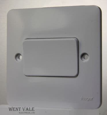 Hager Sollysta White Moulded - WMPS16W - 10a Intermediate Wide Rocker Switch