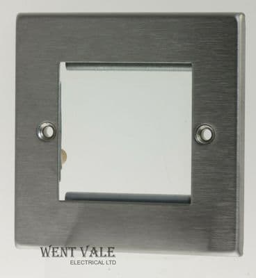 Hamilton Hartland - Euro-Fix - 74EURO2 - 2 Module 25 x 50 Front Plate and Grid