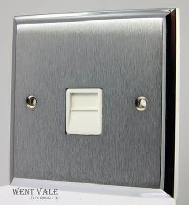 Heritage Brass Apollo Duel Finish - P967W-M - 1g Master Telephone Socket NIB