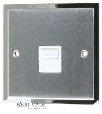 Heritage Brass  Elite Stepped Edge - S03.967.PCW-M - 1g Master Telephone Socket