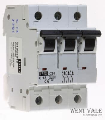 IMO C10C3013 - 13a Type C Triple Pole MCB New