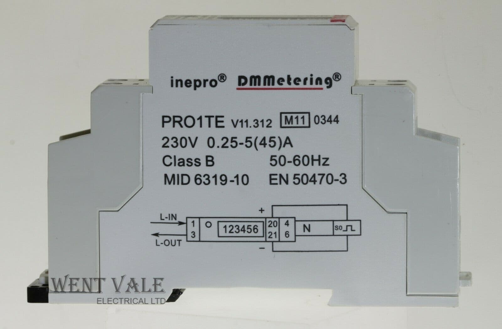 Pro1 Inepro Inepro/DM Metering PRO-1TE V11 312 One Module Unit 45A PV Energy Meter ...