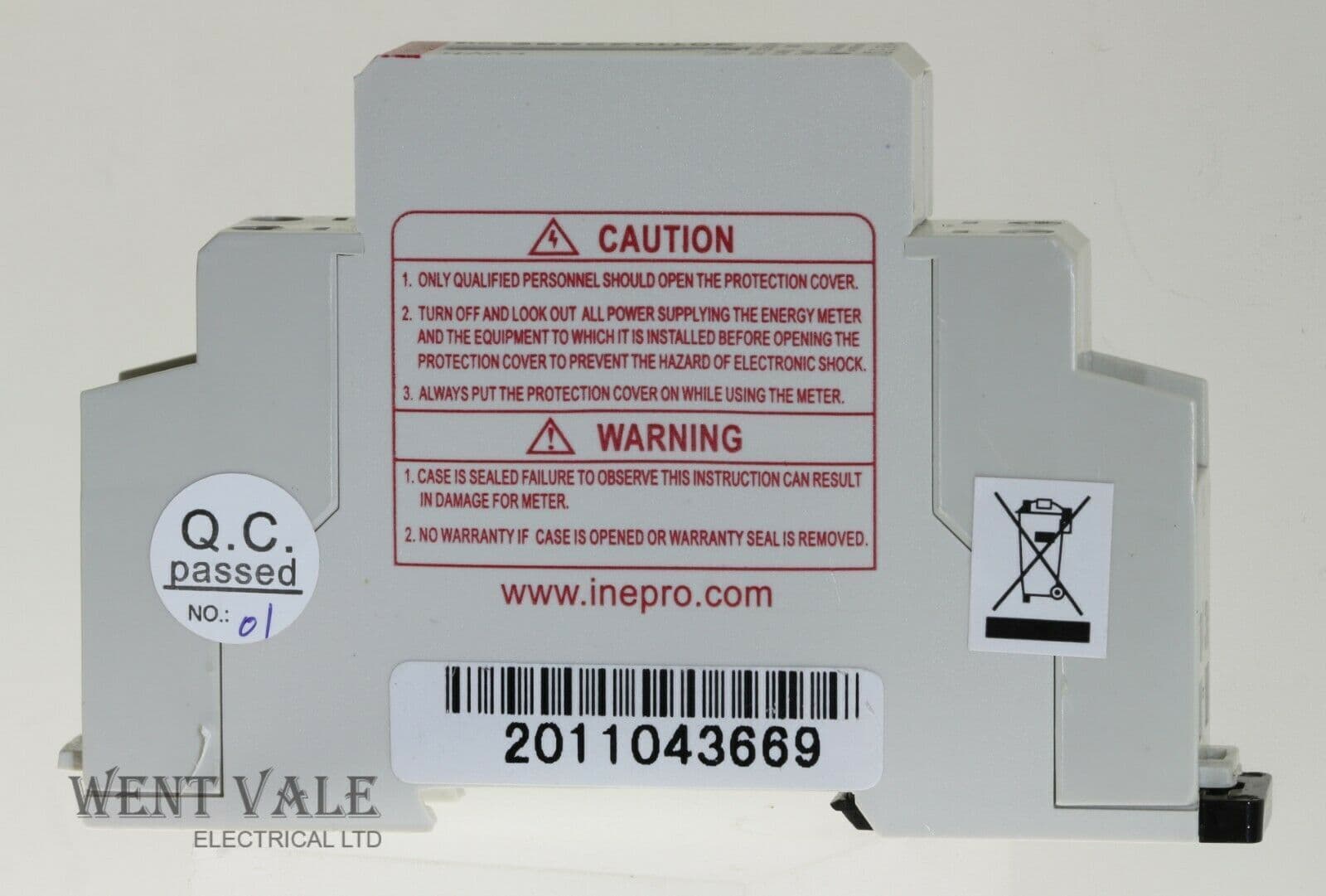 Pro1 Inepro Inepro/DM Metering PRO-1TE V11 312 One Module Unit 45A PV Energy Meter ...