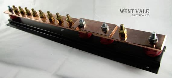 Kingsmill EBAR8-1 8 Way Copper Earth Marshalling Bar With Disconnection Link (D)