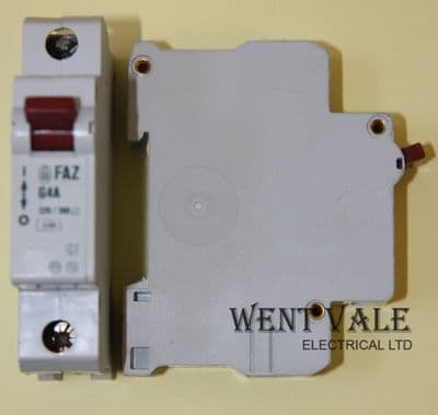 Klockner Moeller - FAZ G4A  - 4a Type G Single Pole MCB Used