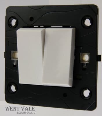 Legrand Arteor - 5720 45 - 20ax 2 Gang 2 Way Switch Body With Square Switches