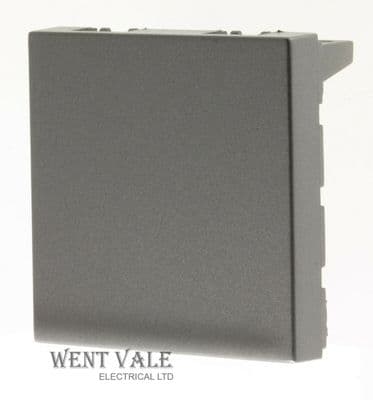 Legrand Arteor - 5728 42 - 45 x 45mm Double Blanking Module In Magnesium New