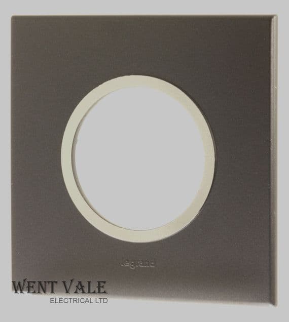 Legrand Arteor - 5756 12 - 1/2 Module Round Aperture Cover Plate in ...