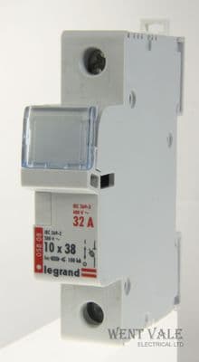 Legrand Lexic - 058 08 - 10 x 38 32amp (max) Cartridge Fuse Holder Unused