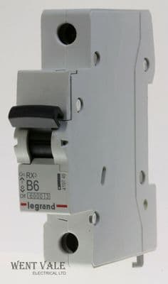 Legrand RX3 - 4197 49 - 6a Type B Single Pole MCB Unused