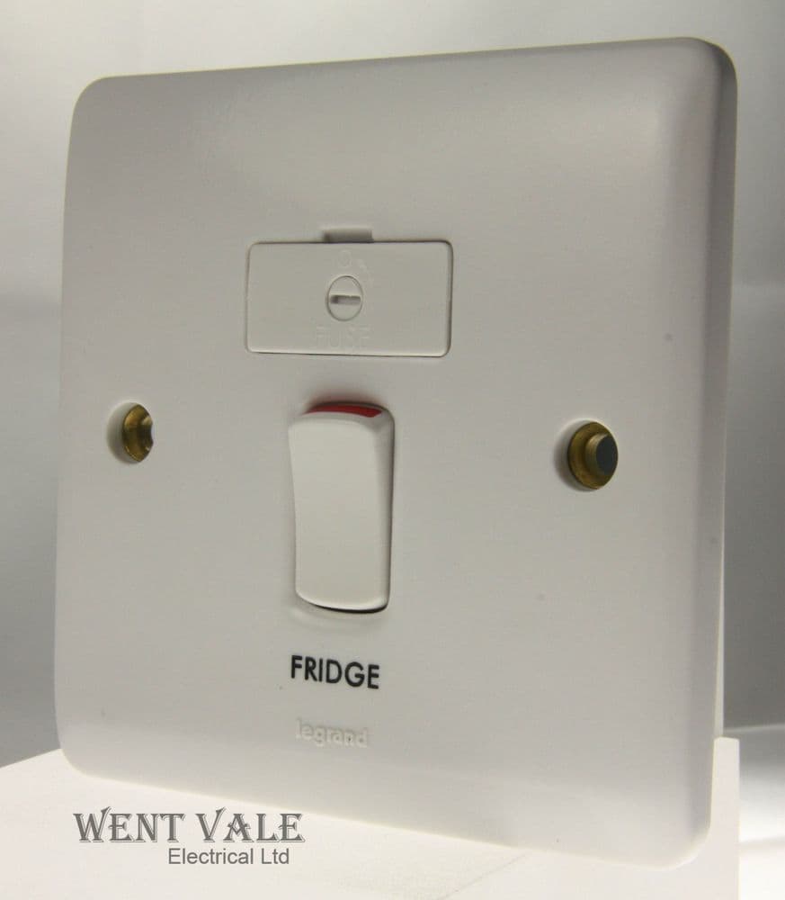 Legrand Synergy 7300 34FR 13a Switched Fused Spur Engraved Fridge New