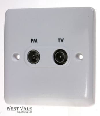 Legrand Synergy - 7300 42 - 1g TV/FM Screened Outlet New