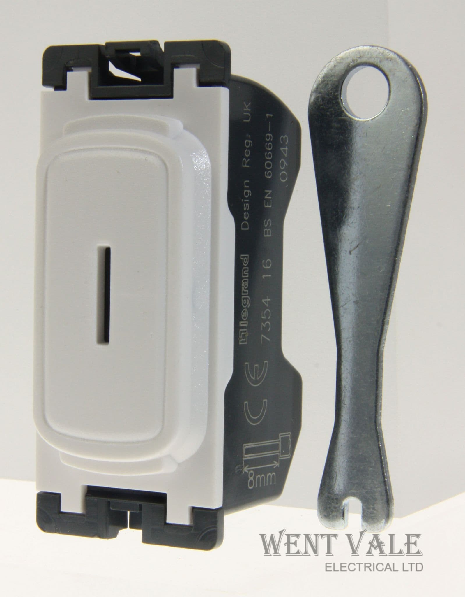 Legrand Synergy - 7354 16 - 20a Two Way Grid Key Switch Module New