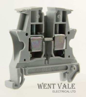 Legrand Viking - 0371 62 - Grey 6mm DIN Rail Mounted Termination Block New