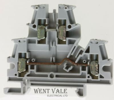Legrand Viking - 371 68 - Grey 4mm Two Level DIN Rail Mounted Terminal Block
