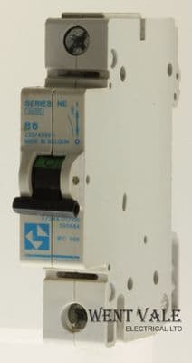 Lemag Branded Series NE - 6a Type B Single Pole MCB Used