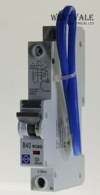 Lewden - RCBO-40/30/SPA - 40a 30mA Type B Single Pole Class A RCBO New