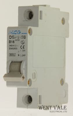 MCG - JVM21-DSP616B - 6a Type B Single Pole MCB Used