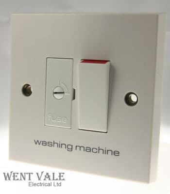 MEM/Eaton Intra Range M201WM  13a DP Switched Con Unit Marked W/Machine New