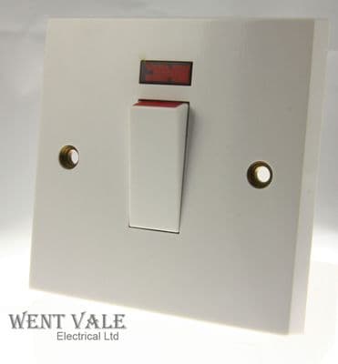 MEM/Eaton Intra Range - M301N (FM2202)  - 20a Double Pole Switch With Neon  New