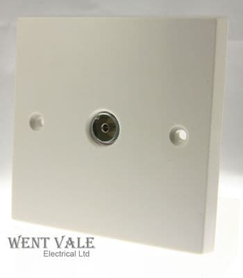 MEM/Eaton Intra Range - M351 - Moulded 1g Non-Isolated TV/AM Co-Ax Socket New