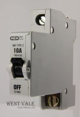 MEM Memshield 1 - 101MC - 10a Type C Single Pole MCB