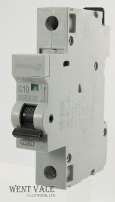 MEM Memshield 2 - MCH110 - 10a Type C Single Pole MCB Used