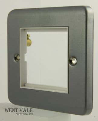 MEM Premera Metalclad - X902MG -  2 Module 25 x 50mm Euro Frame New