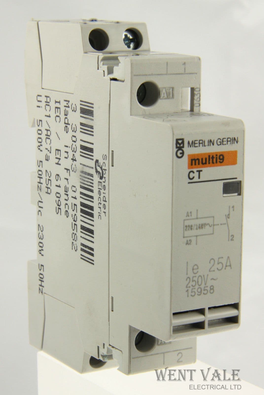 Merlin Gerin Multi 9 - 15958 - CT Single Pole 25a NO Contactor 240v ...