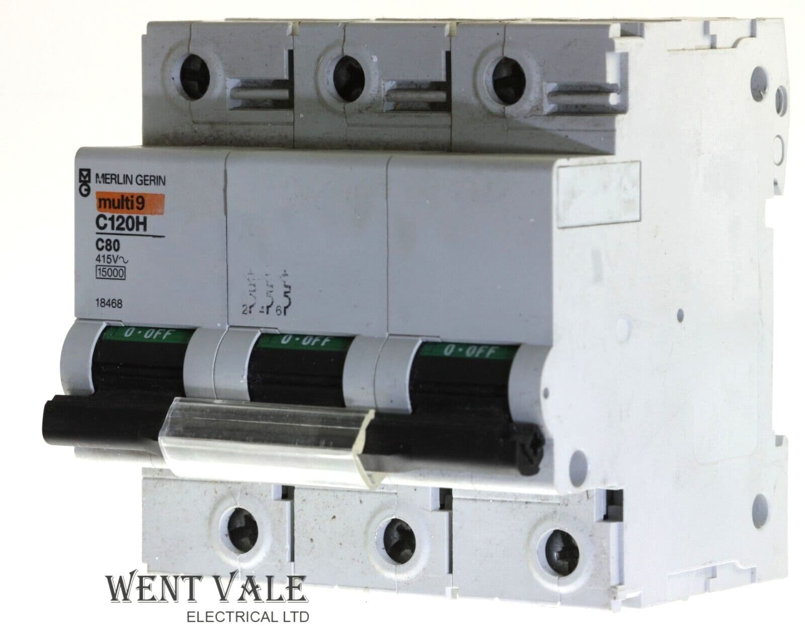 Merlin Gerin Multi 9 - 18468 C120HC380 80a Type C Triple Pole Heavy ...