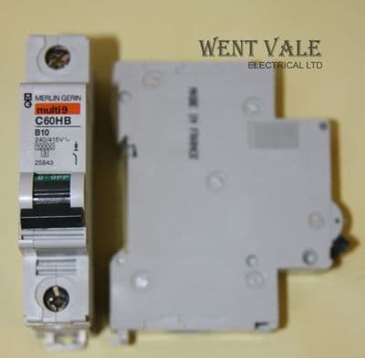 Merlin Gerin Multi 9 - 25843 - C60HB110 - 10a Type B Single Pole MCB Unused