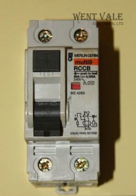 Merlin Gerin Multi 9 - RMG80100-223098 -  80A 100mA Double Pole RCCB Used