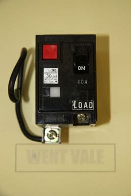 Mitsubishi NVB50-P 1P - 40a 30mA One Pole & Neutral ELCB